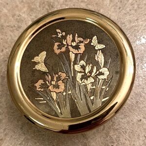 Vintage 80's Art of Chokin Trinket Box
